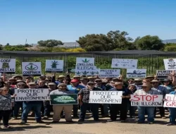 Penggerebekan Kebun Ganja California, Protes Warga